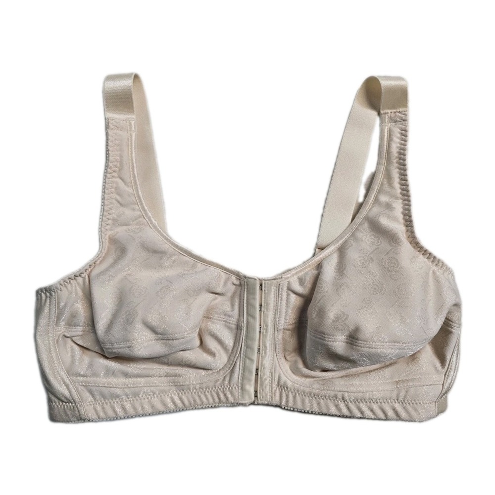 ABC Women's Bra 38 D Beige Wireless Front And Back Closeure NWT